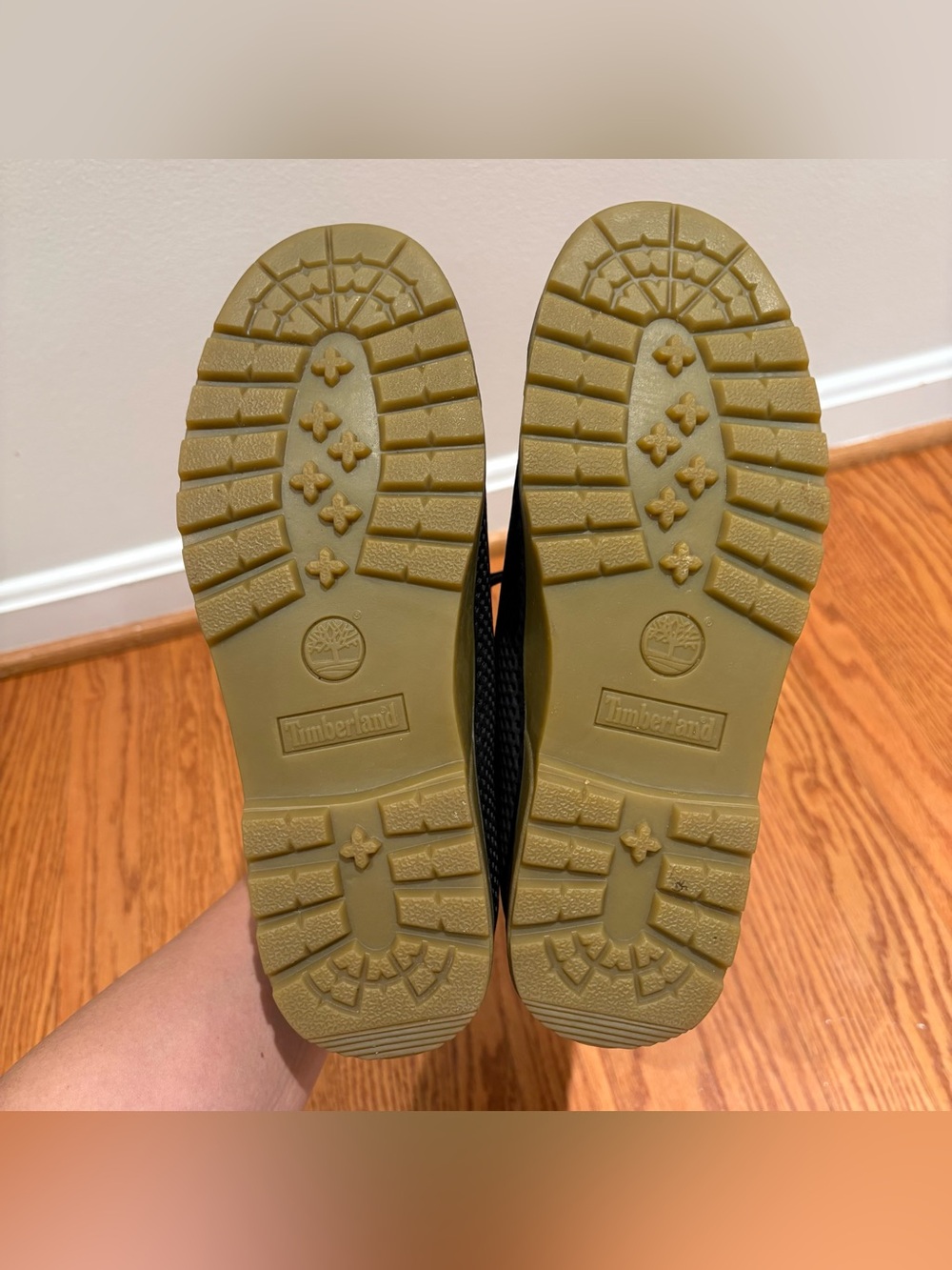 Rare Timberland Vent Tech Boots Size 8.5 Unisex Mesh Hiking Lug Sole Boots Hive - Picture 9 of 11